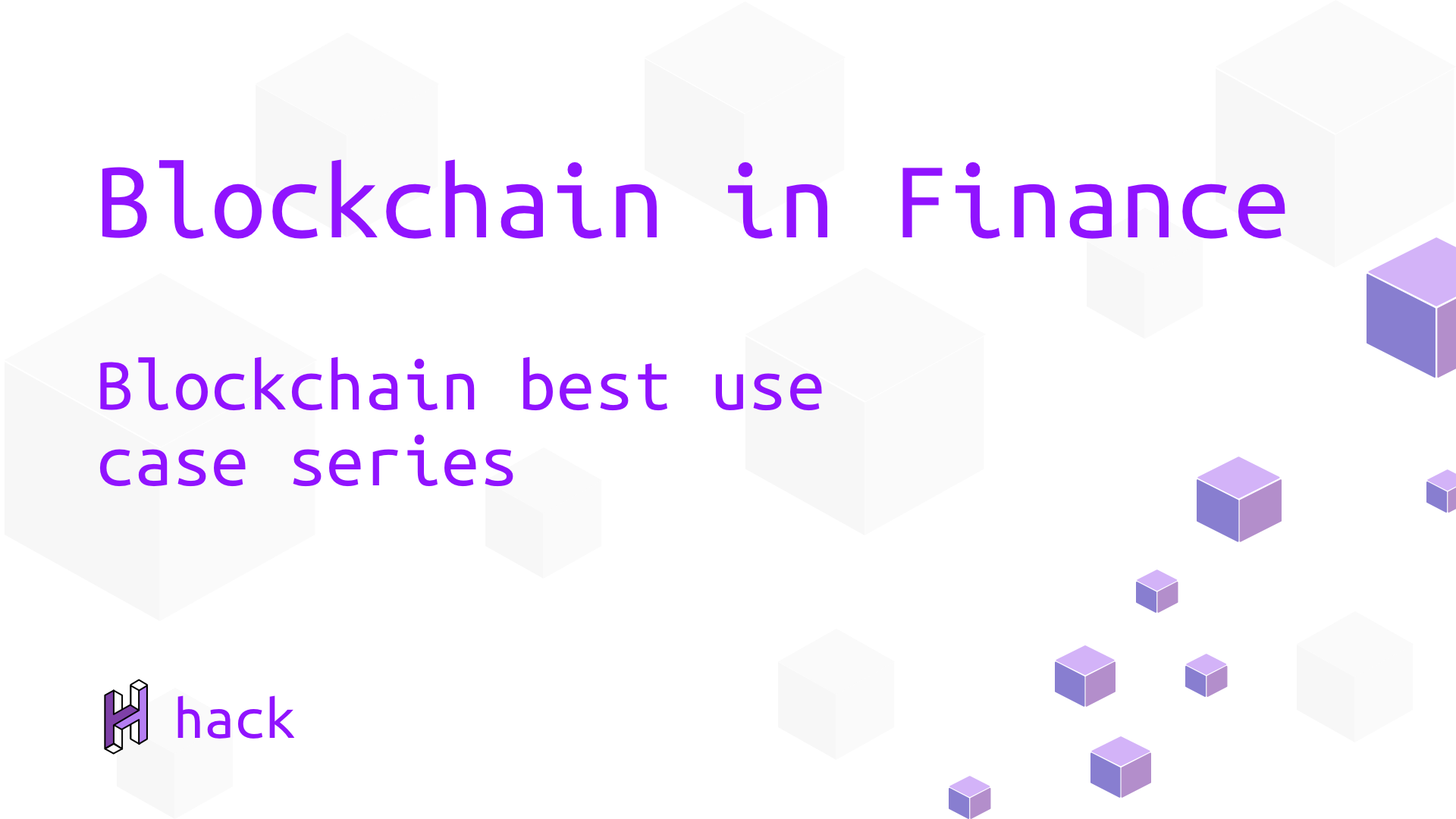 Cover Image for Blockchain in Finance