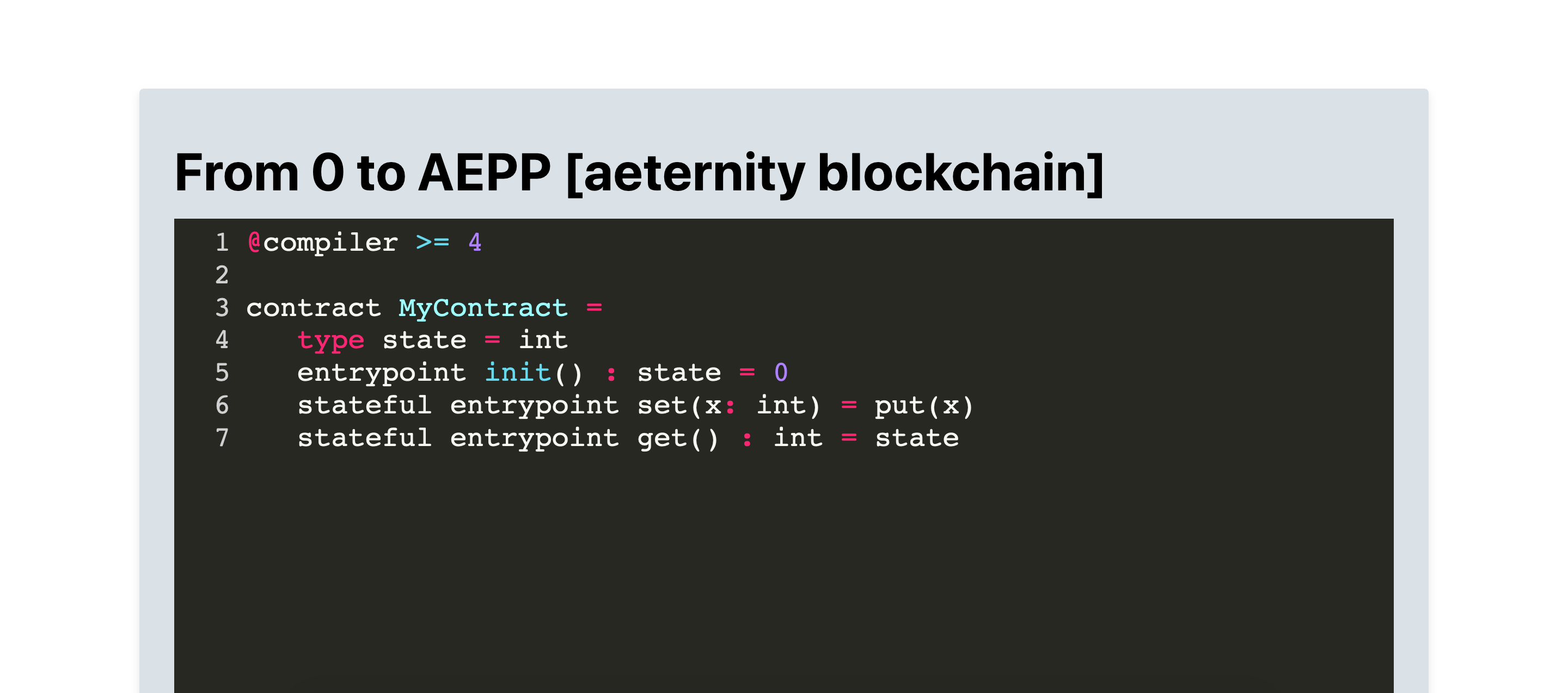 Cover Image for From zero to a fully-fledged aeternity decentralized application in less than 10 minutes