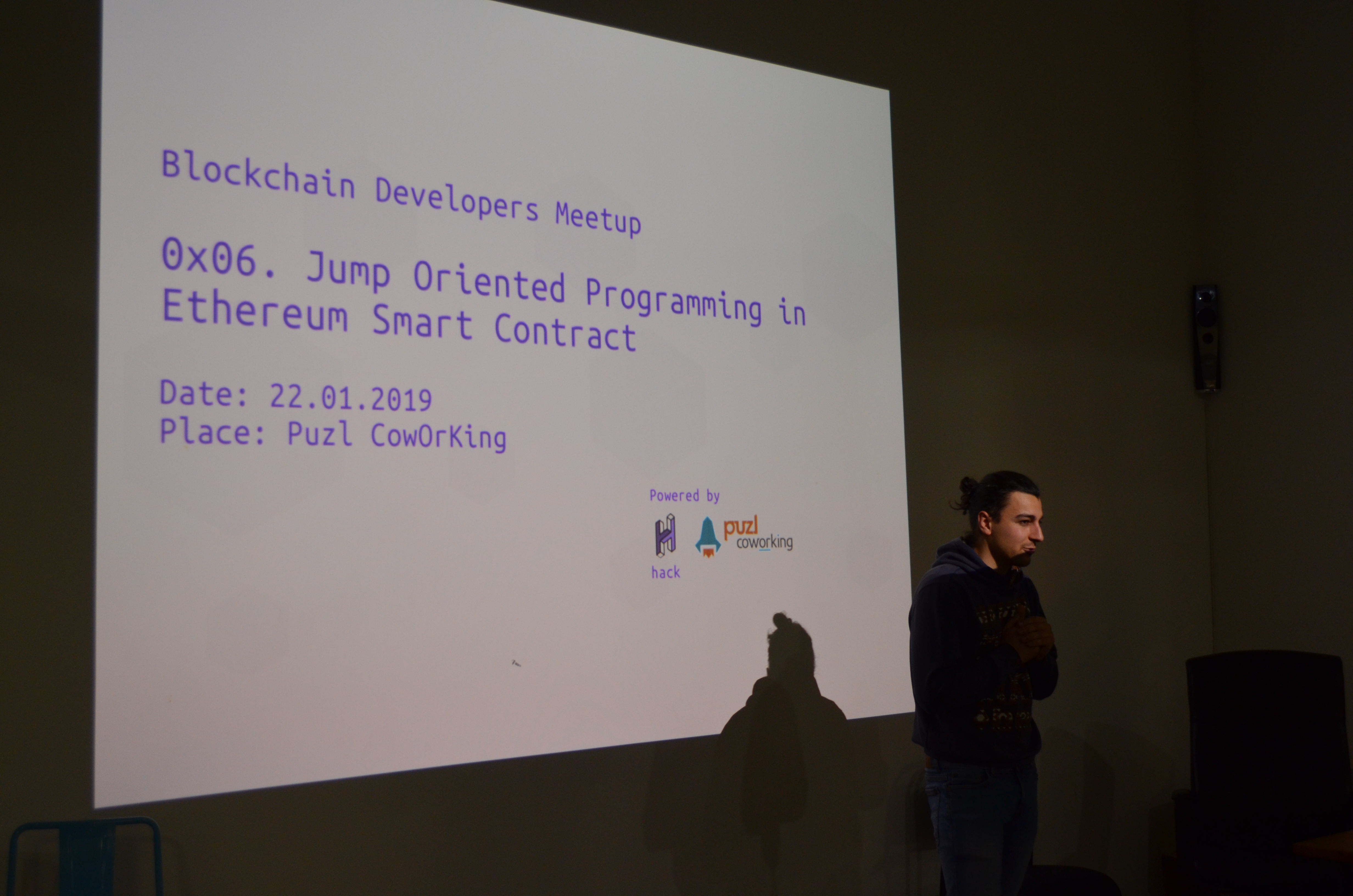 Blockchain Developers Meetup - 0x06 Jump Oriented Programming in Ethereum Smart Contract
