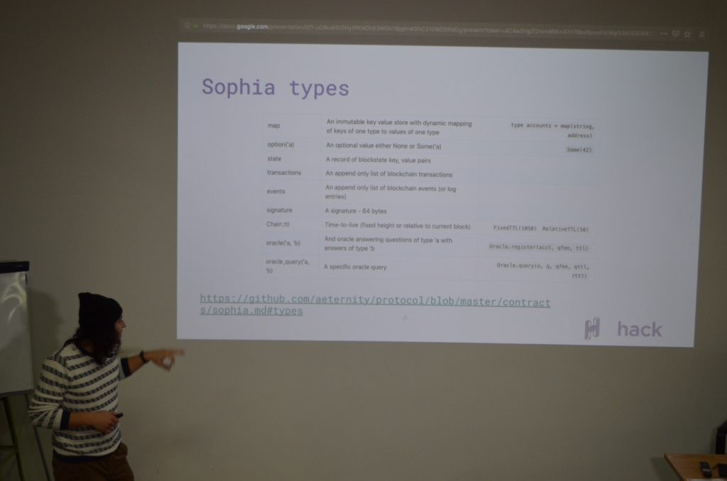 0x07. Aeternity Sophia ML workshop - [Blockchain Developers Meetup] 3